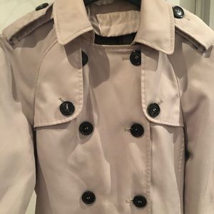 Zara beige trench jacket/coat